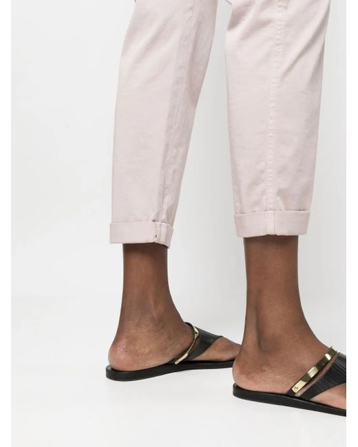 Fabiana Filippi Pink Cotton Trousers