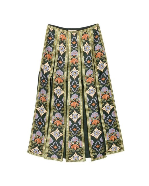 ALÉMAIS Green Oasira Maxi Skirt