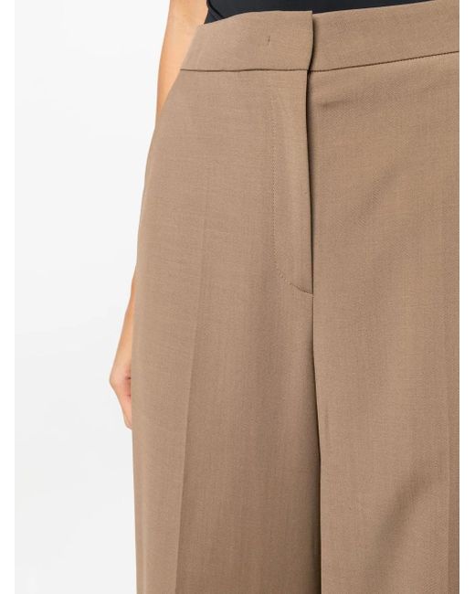 Juun.J Natural High-Waisted Straight-Leg Trousers