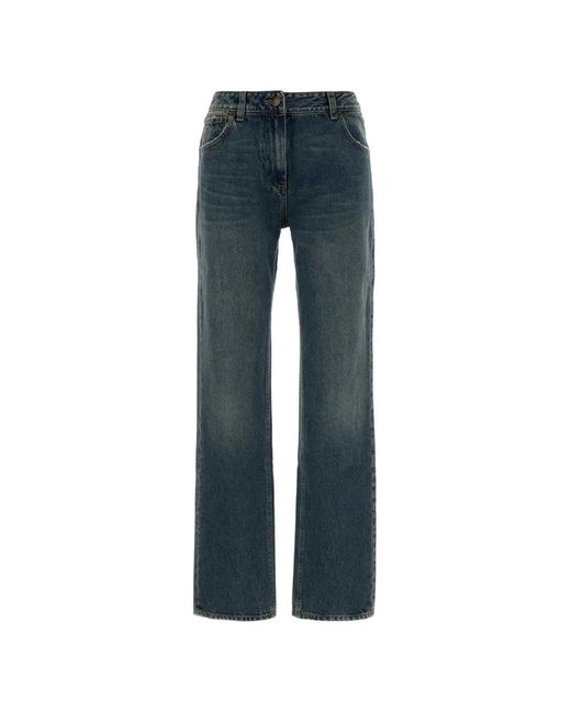 Magda Butrym Blue Straight-Leg Jeans