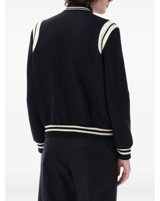 Saint Laurent Black Bomber Jackets for men