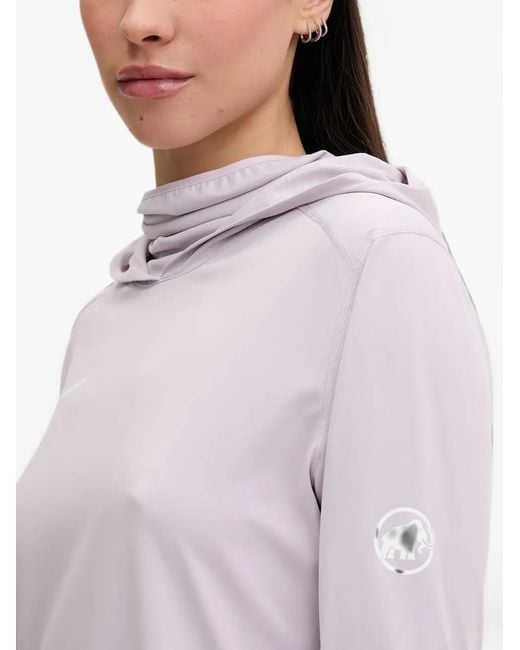 Mammut Purple Selun Fl Sun Performance Hoodie