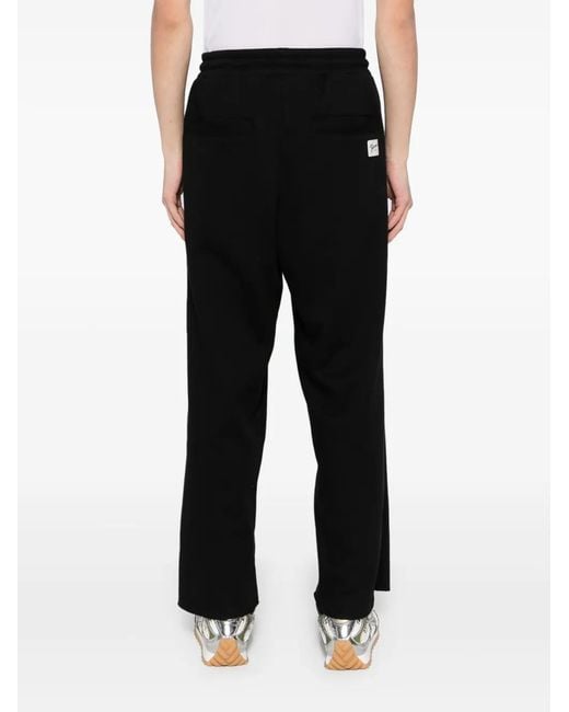FIVE CM Black Drawstring Track Pants for men