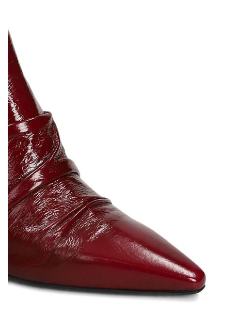 The Seller Red Stiefel Mit Spitzer Kappe