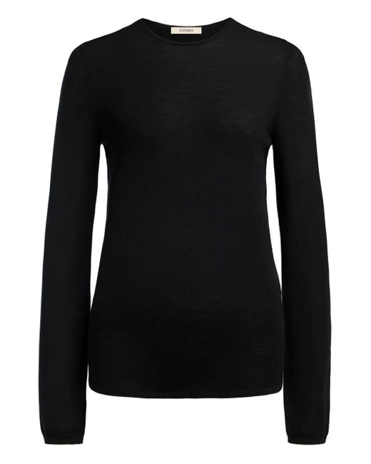 12 STOREEZ ロングスリーブ セーター Black