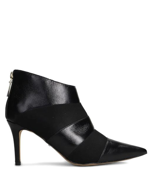 Werner Black 80Mm Panelled Heeled Boots