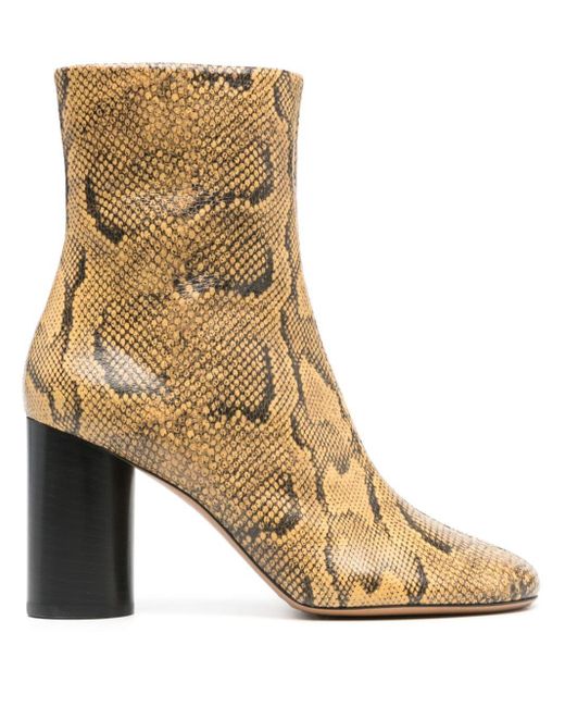 Isabel Marant Brown Labee 90mm Leather Boots
