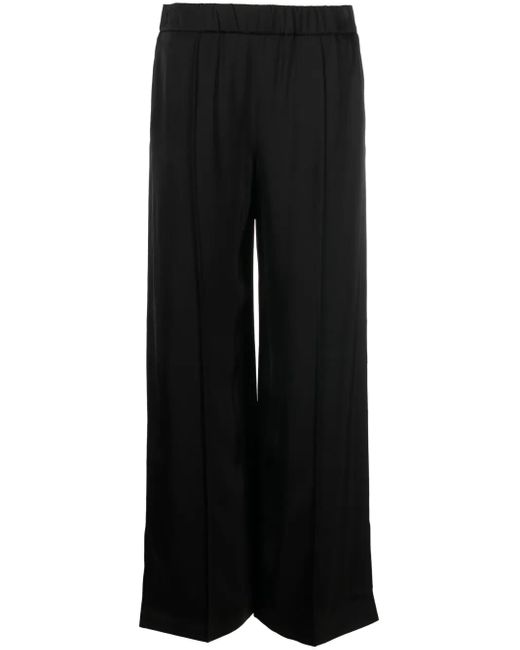 Jil Sander Black Elasticated Straight-Leg Trousers