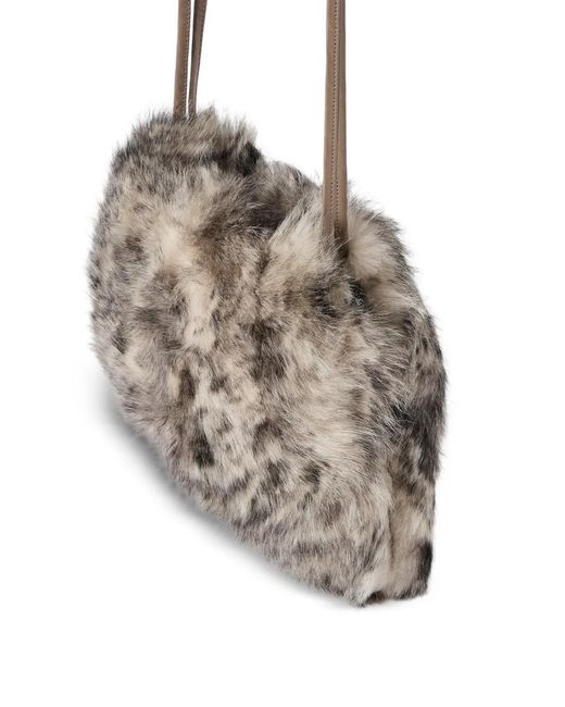 Brunello Cucinelli Gray Pouch Bag