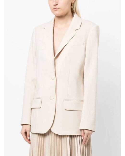 Joseph Natural Single-Breasted Tailored Blazer