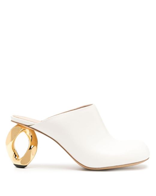 Womens white mules sales