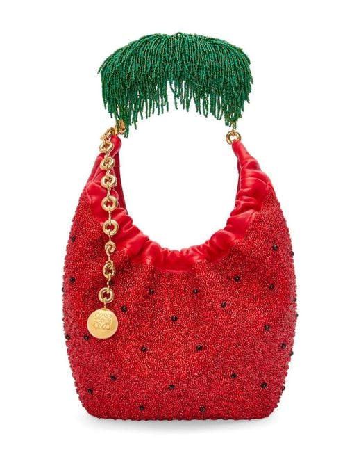 Loewe Red Mini Squeeze Bag