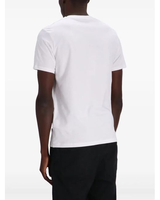 メンズ Karl Lagerfeld ロゴ Tシャツ White