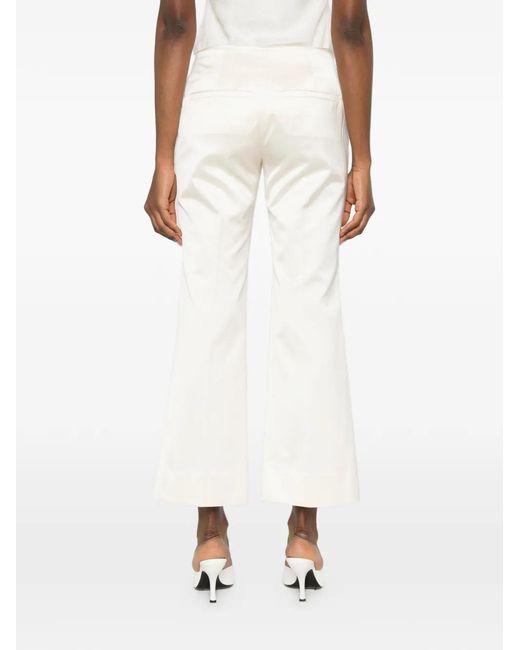 Totême  Flared Broek in het White