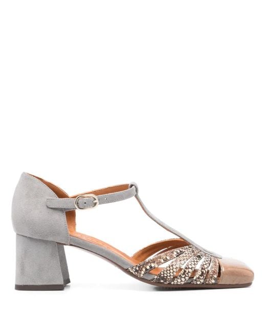 Chie Mihara Gray 50Mm Vudui Pumps