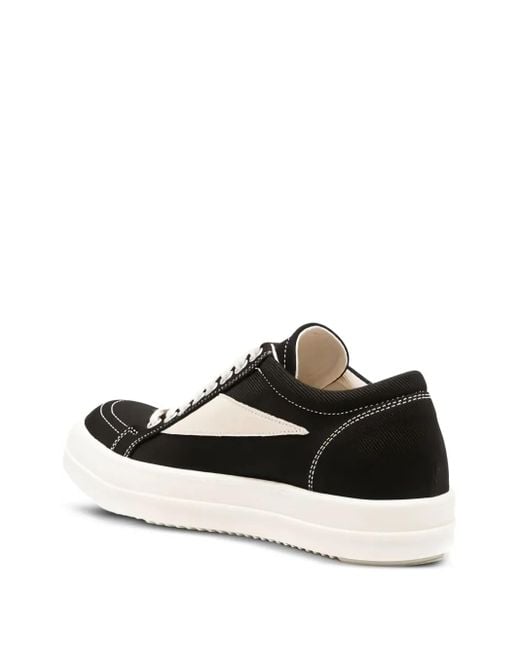 Rick Owens Black Vintage Sneaks Sneakers