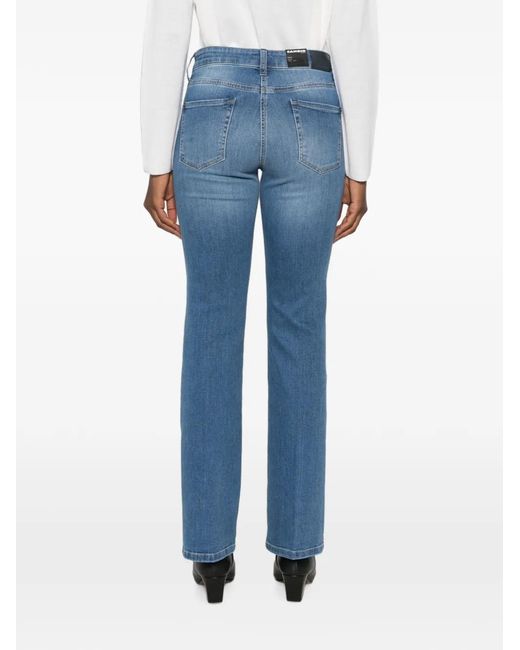 Cambio Blue Paris Flared Jeans