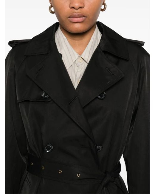Ralph Lauren Black Zweireihiger Trenchcoat