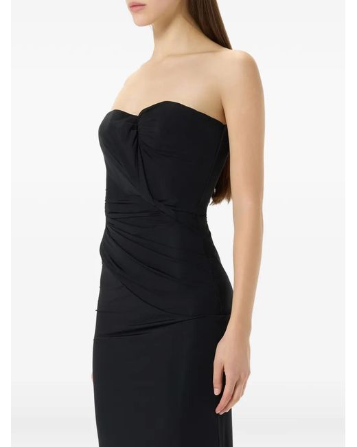 Blumarine Black Sweetheart-neck Gown