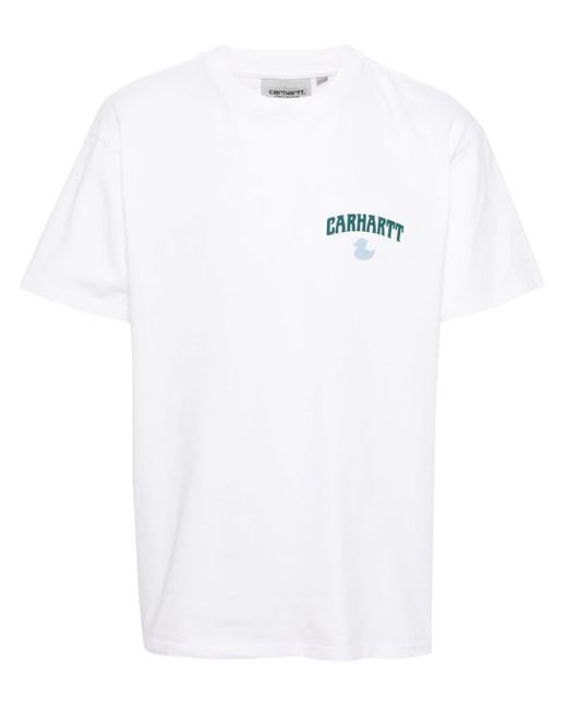 Carhartt White Duckin' Cotton T-shirt for men