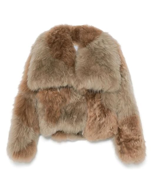The Attico Natural Two Tone Jacket