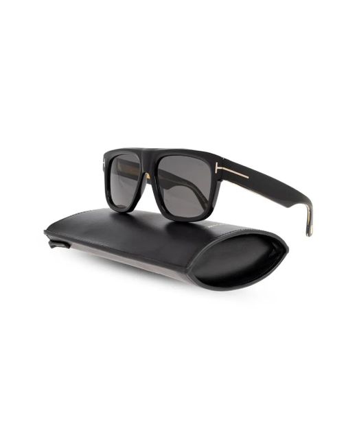 Tom Ford Black Square-Frame Sunglasses