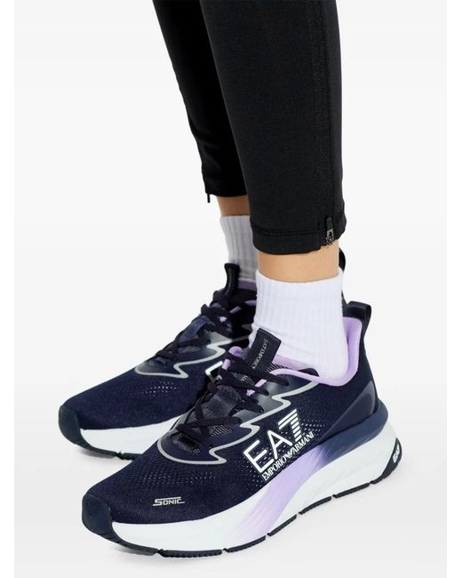EA7 White Logo Sneakers