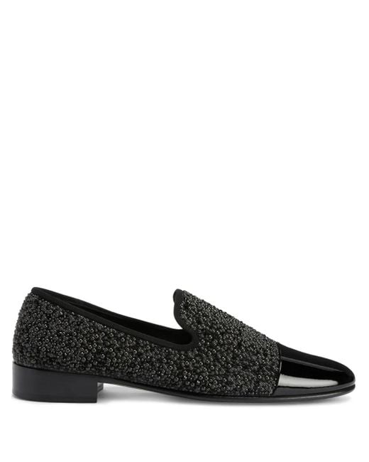 Giuseppe Zanotti Black Lewis Loafers for men