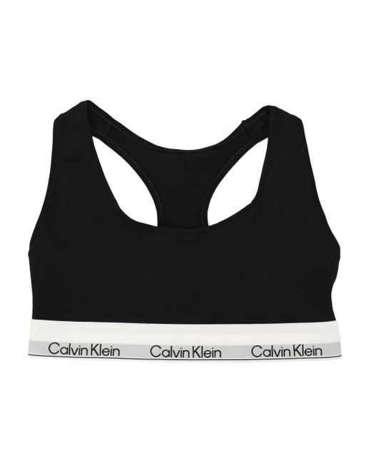 Calvin Klein Black Racerback Bralette
