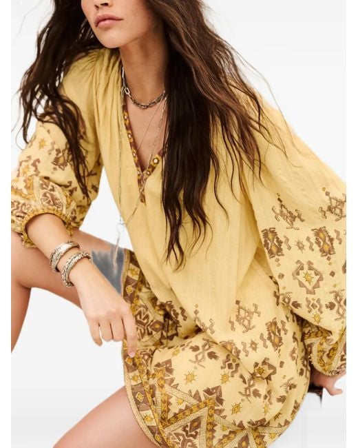 Ba&sh Metallic Zola Mini Dress