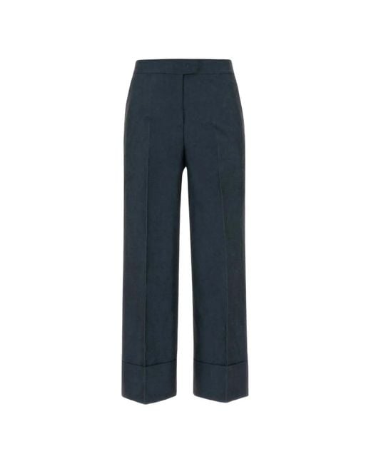 PT Torino Blue Colette Cropped Trousers