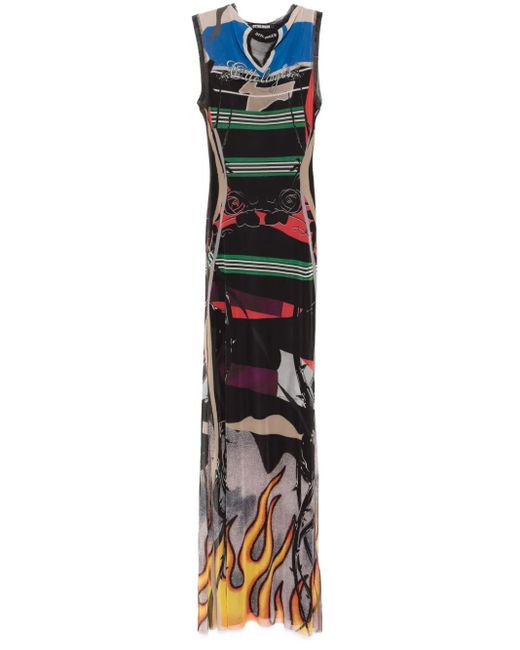 OTTOLINGER Black Maxi Mesh Dress