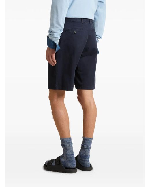 Woolrich Blue Classic Chino Shorts for men