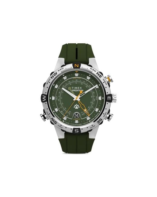 Timex Green Expedition Tide-Tem-Compass 45Mm for men
