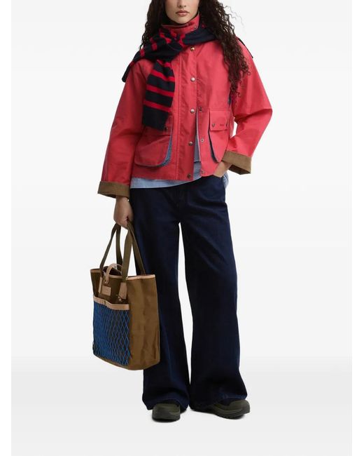 Barbour Red X Paul Smith Button Spey Jacket