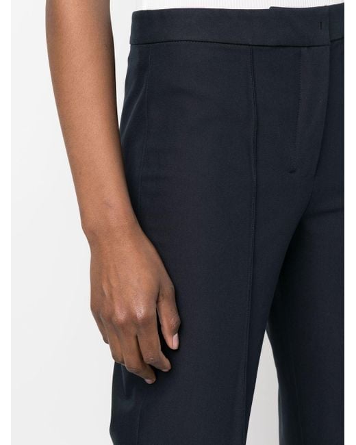 Pantalon de tailleur à design plissé Max Mara en coloris Blue