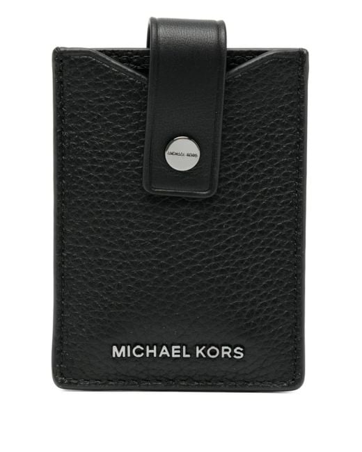 Michael Kors Black Hudson Card Case for men