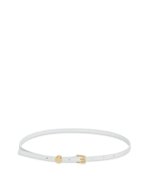 Marni White Buckled Belt
