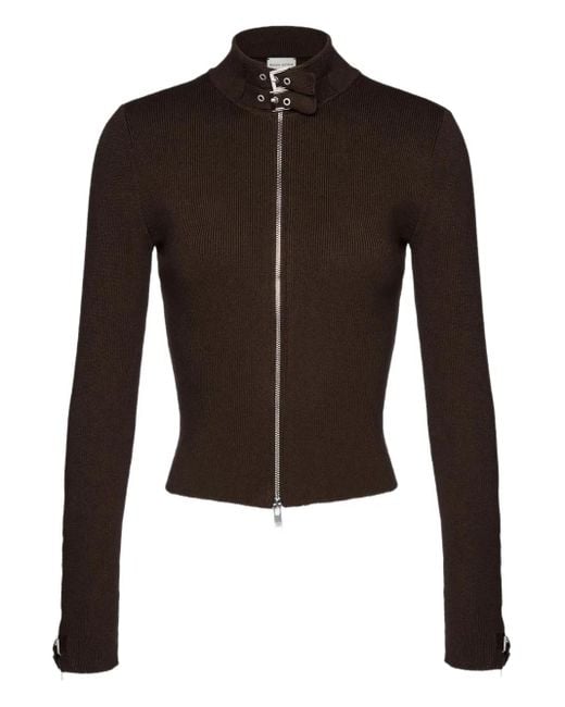 Top A Coste Con Zip di Magda Butrym in Black