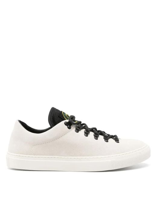 Stone Island Sneakers Mit Kompass-Patch in Natural für Herren
