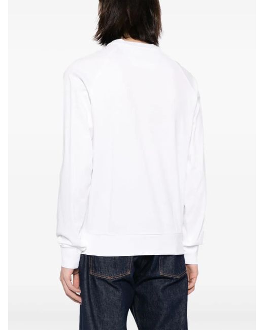 Private Stock White Augustus Cotton Sweatshirt for men