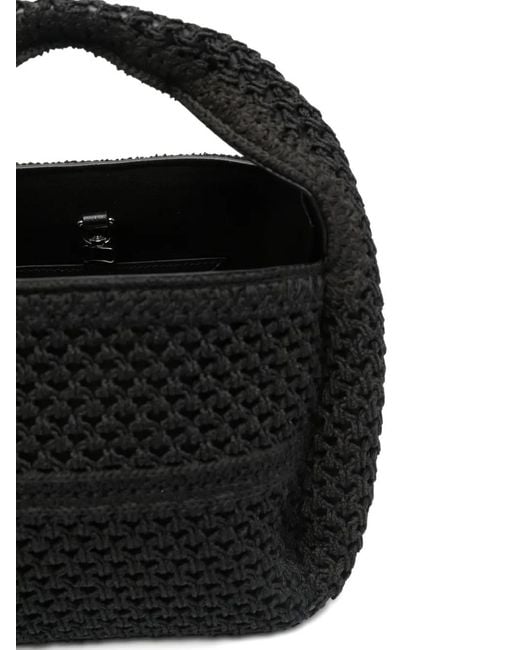 Totême  Black Crochet Mini Bag