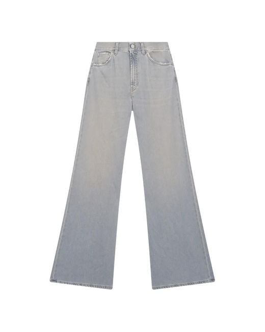Dondup Gray Distressed Jeans