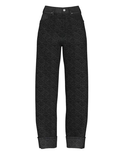 Jeans A Fiori di HUGO in Black