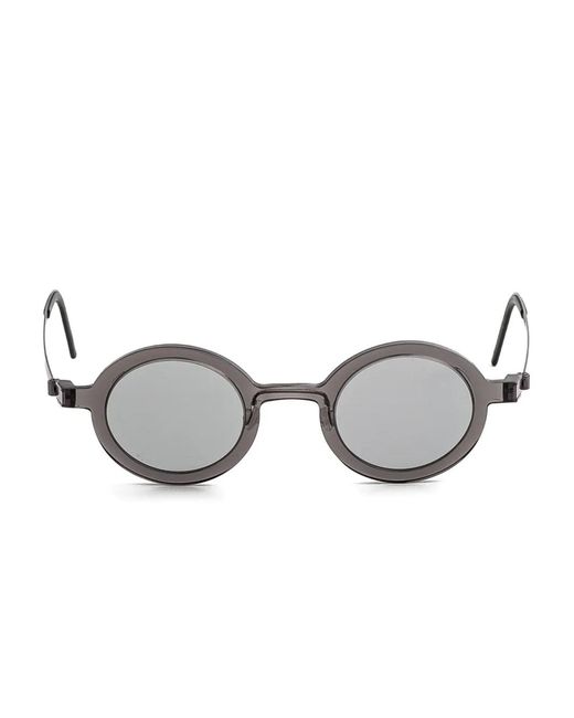 Gafas de sol con montura redonda Lindberg de color Metallic