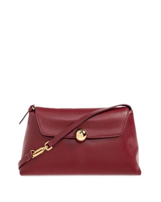 Sac Cabas En Cuir À Rabat Furla en coloris Red