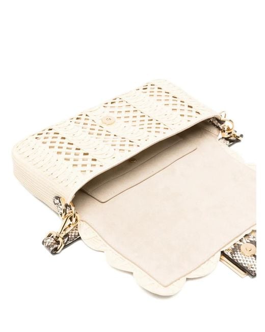 Fendi Metallic Baguette Shoulder Bag