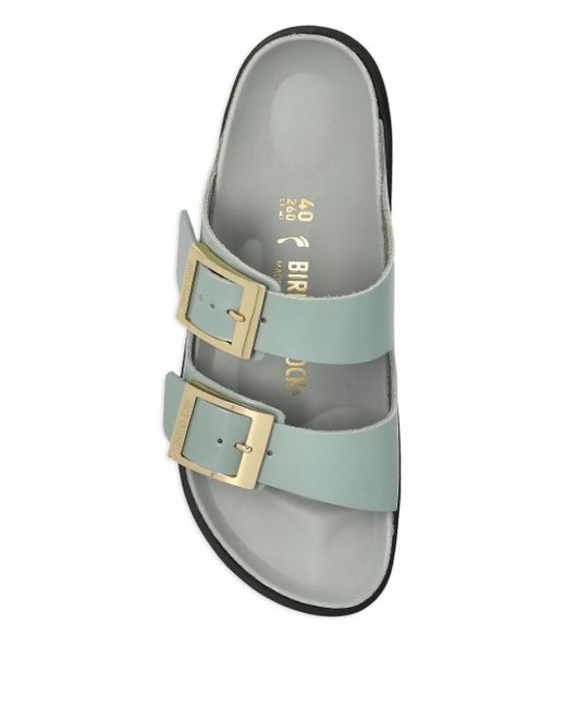 Birkenstock Green Arizona Double-Buckle Sandals