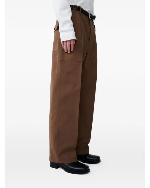 Studio Nicholson Brown Pantalon Balos for men