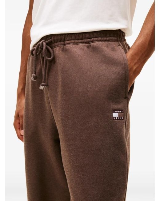 Tommy Hilfiger Brown Drawstring Track Pants for men